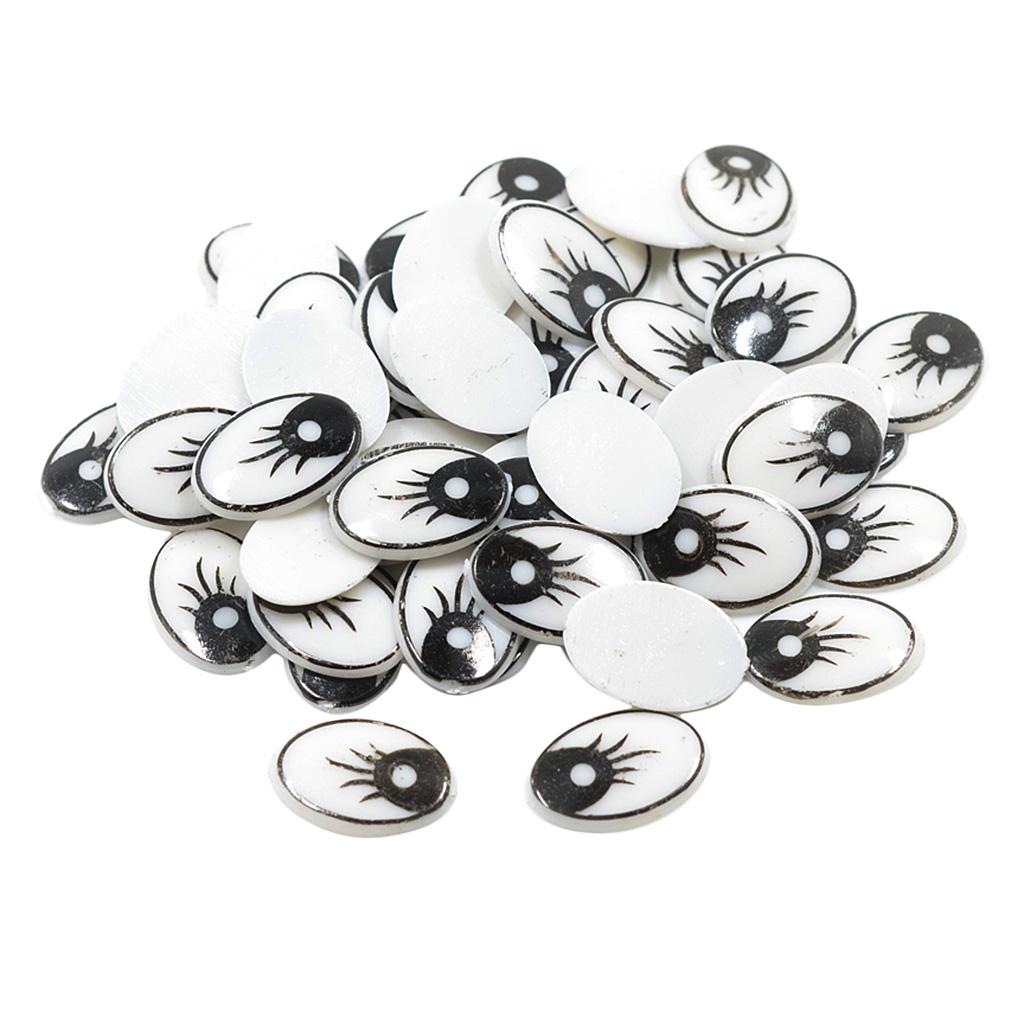 Embellishment Crafts - DIY Doll Eyes Plastic Flatback Embellishment