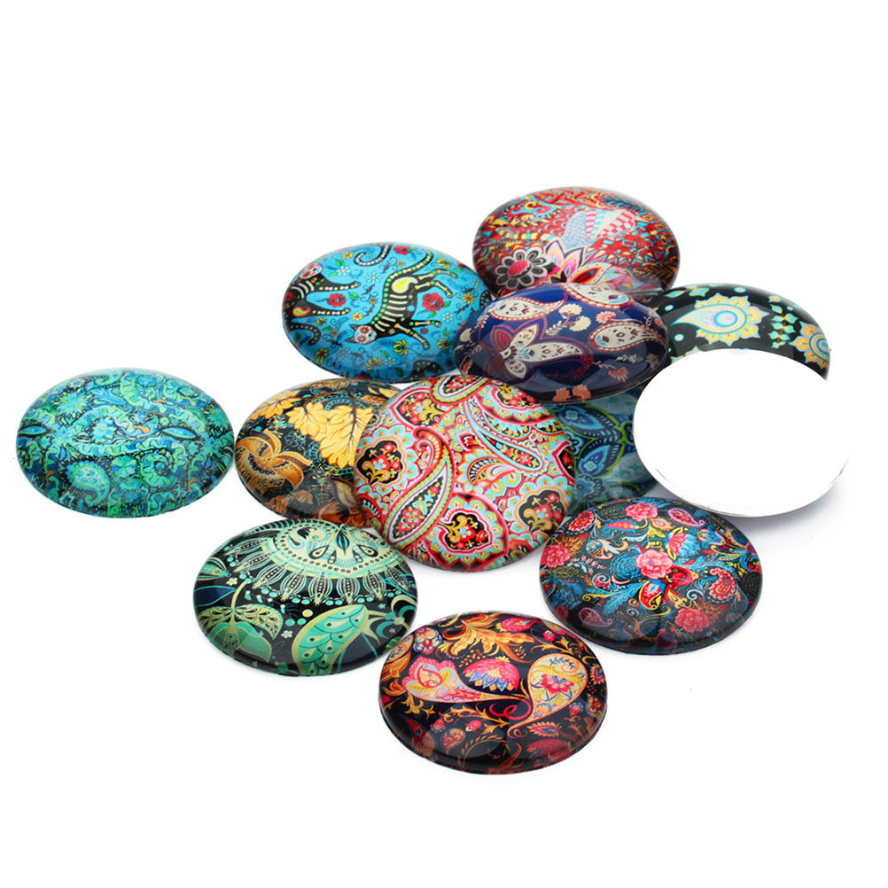 Embellishment Crafts - 20 PCS Creative Glass Patches Dome