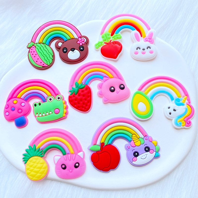 10Pcs New Cute Fruit Animal Ra - Embellishment Glue Craft のレビューと価格