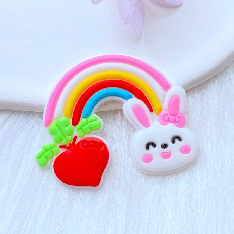 10Pcs New Cute Fruit Animal Ra - Embellishment Glue Craft のレビューと価格