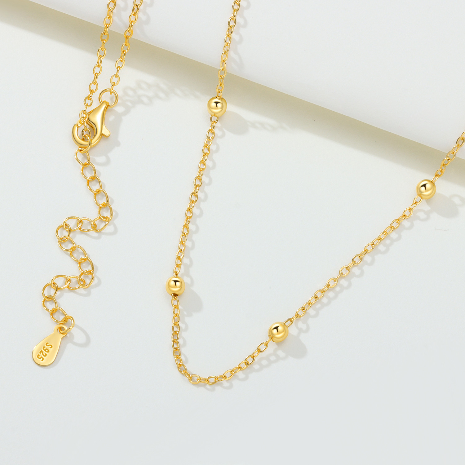 Orstarry S925 Sterling Silver  - Pearl Trim Chain のレビューと価格