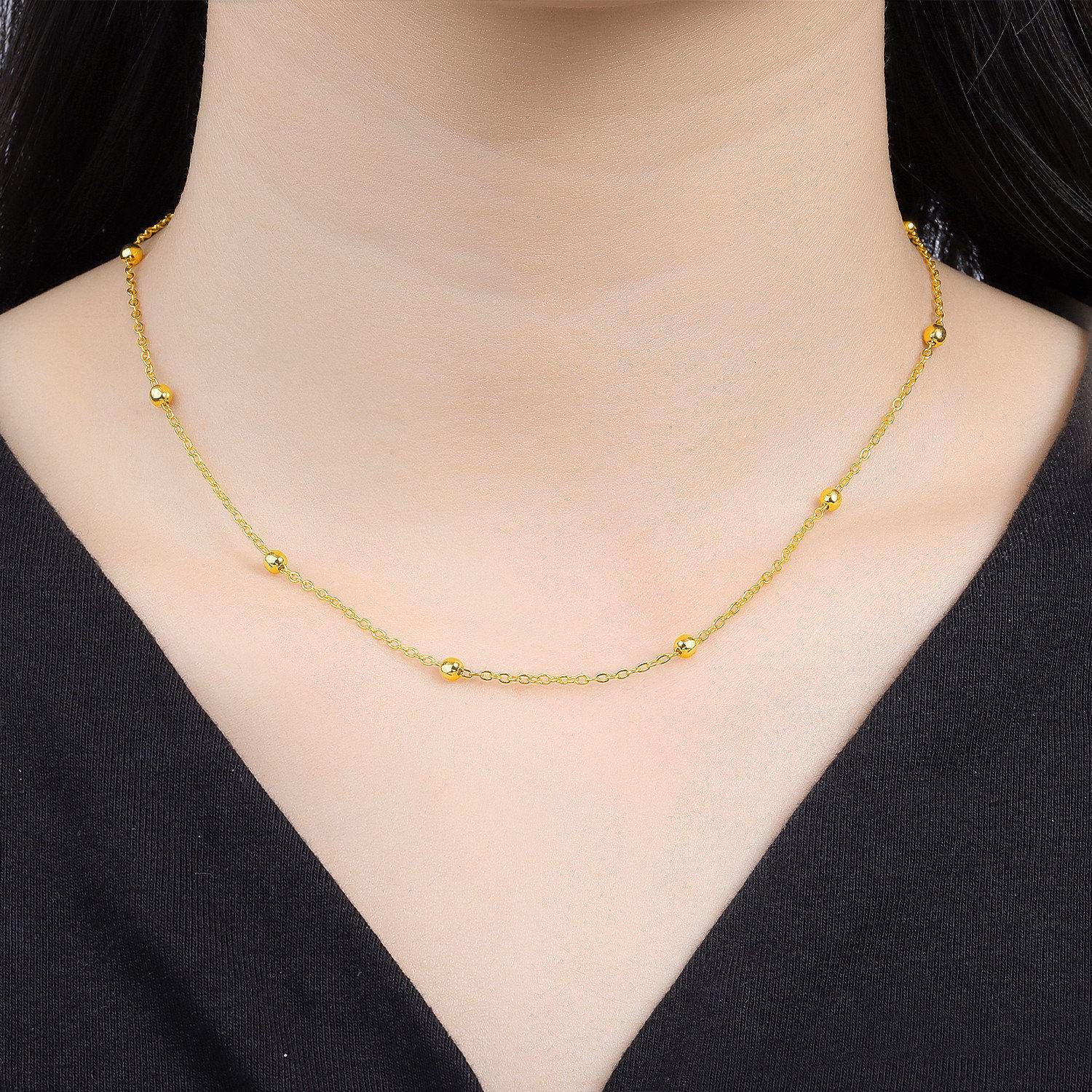 Orstarry S925 Sterling Silver  - Pearl Trim Chain のレビューと価格