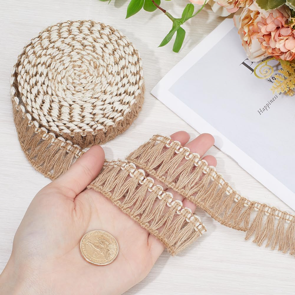 5 Meters Burlap Fringe Tassel  - Tassel Fringe Trim のレビューと価格