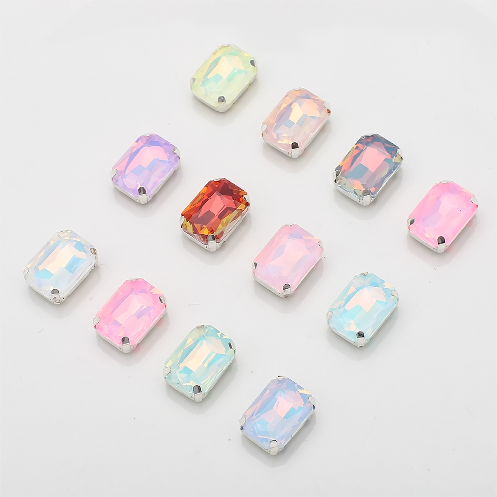 10 Pcs 10x14mm Sew On Rhinesto - Sew On Rhinestone のレビューと価格