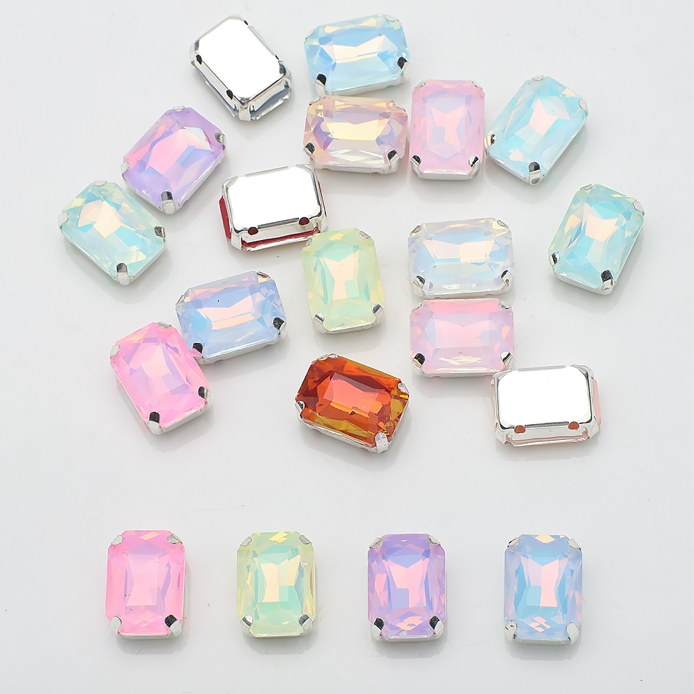 10 Pcs 10x14mm Sew On Rhinesto - Sew On Rhinestone のレビューと価格