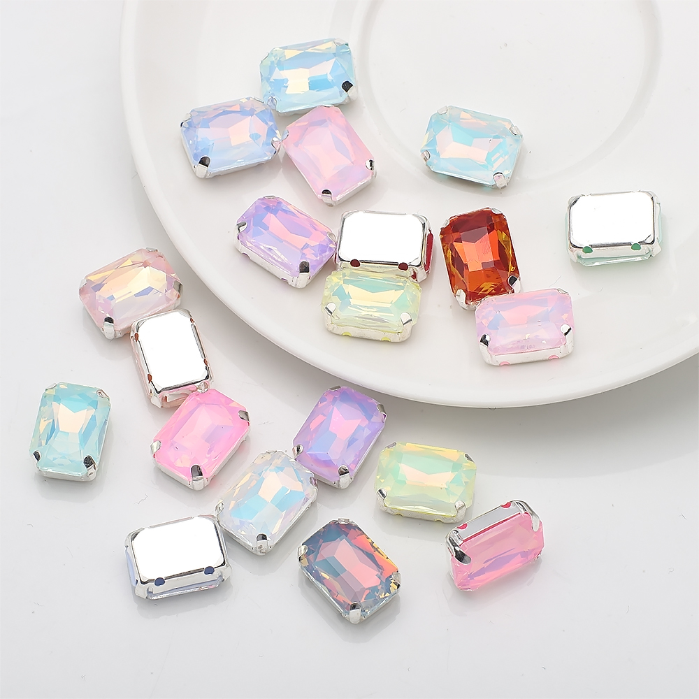10 Pcs 10x14mm Sew On Rhinesto - Sew On Rhinestone のレビューと価格