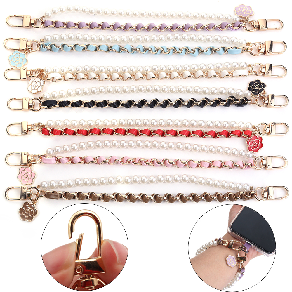 1 Strand/Lot Leather Imitation - Pearl Trim Chain のレビューと価格