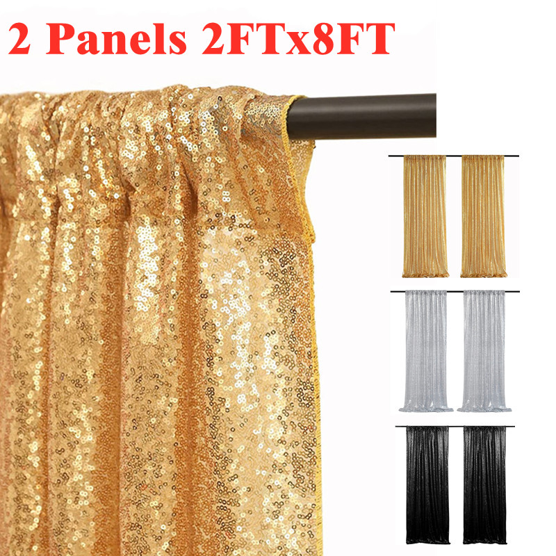 Gold/Silvery Sequin Backdrop C - Sequin Fabric Panel のレビューと価格