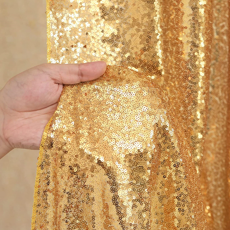 Gold/Silvery Sequin Backdrop C - Sequin Fabric Panel のレビューと価格