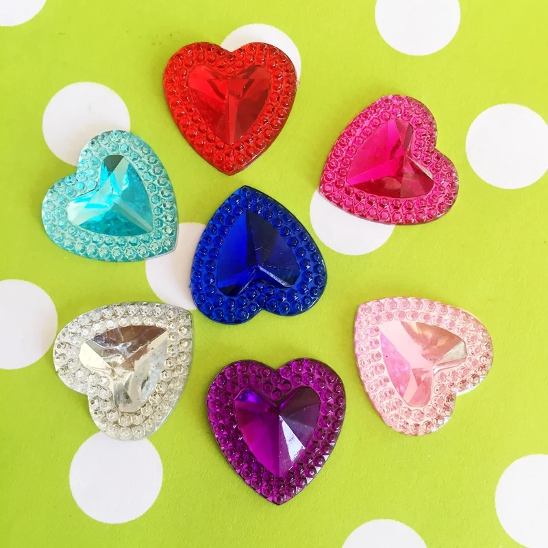 30pcs 20mm Acrylic Rhinestones - Embellishment Glue Craft のレビューと価格