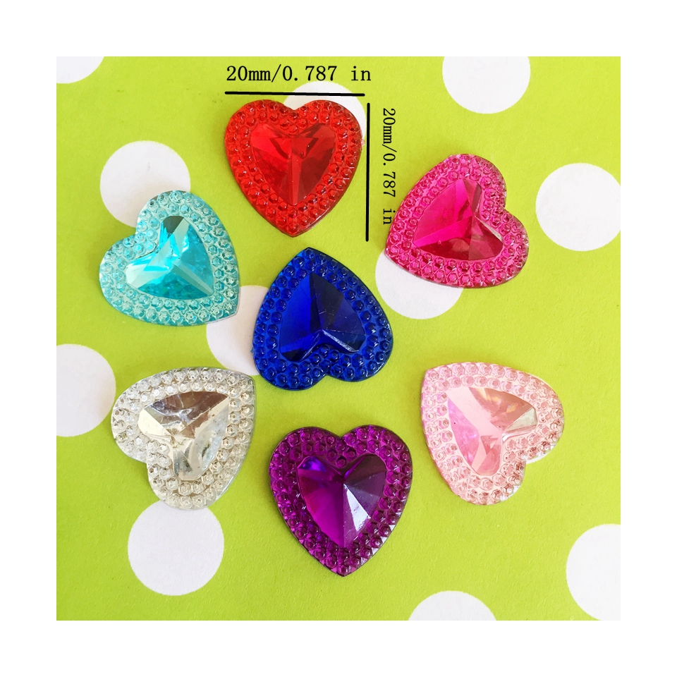 30pcs 20mm Acrylic Rhinestones - Embellishment Glue Craft のレビューと価格
