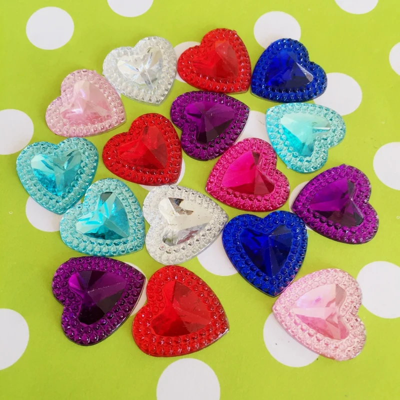 30pcs 20mm Acrylic Rhinestones - Embellishment Glue Craft のレビューと価格