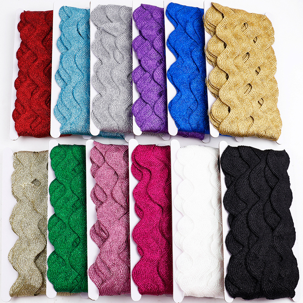 10yard/lot Ric Rac Zig Zag Rib - Velvet Ribbon Roll のレビューと価格