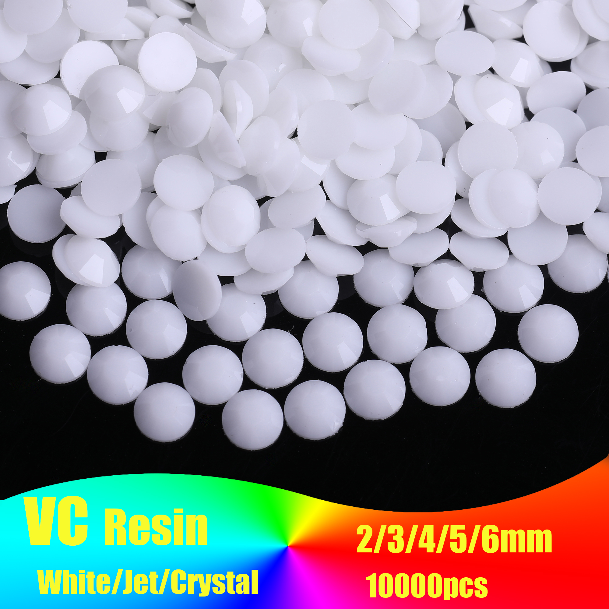 Resin White Jelly Rhinestones  - Embellishment Glue Craft のレビューと価格