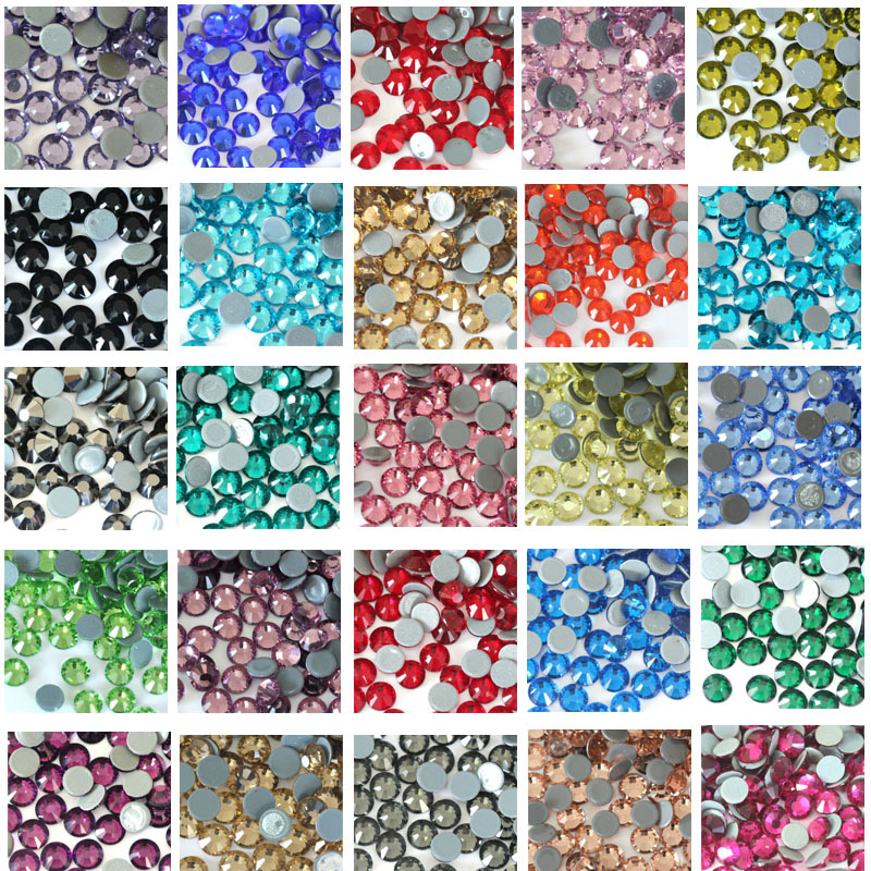 2pc/lot Lotus Rhinestone Iron  - Hotfix Rhinestone Sheet のレビューと価格