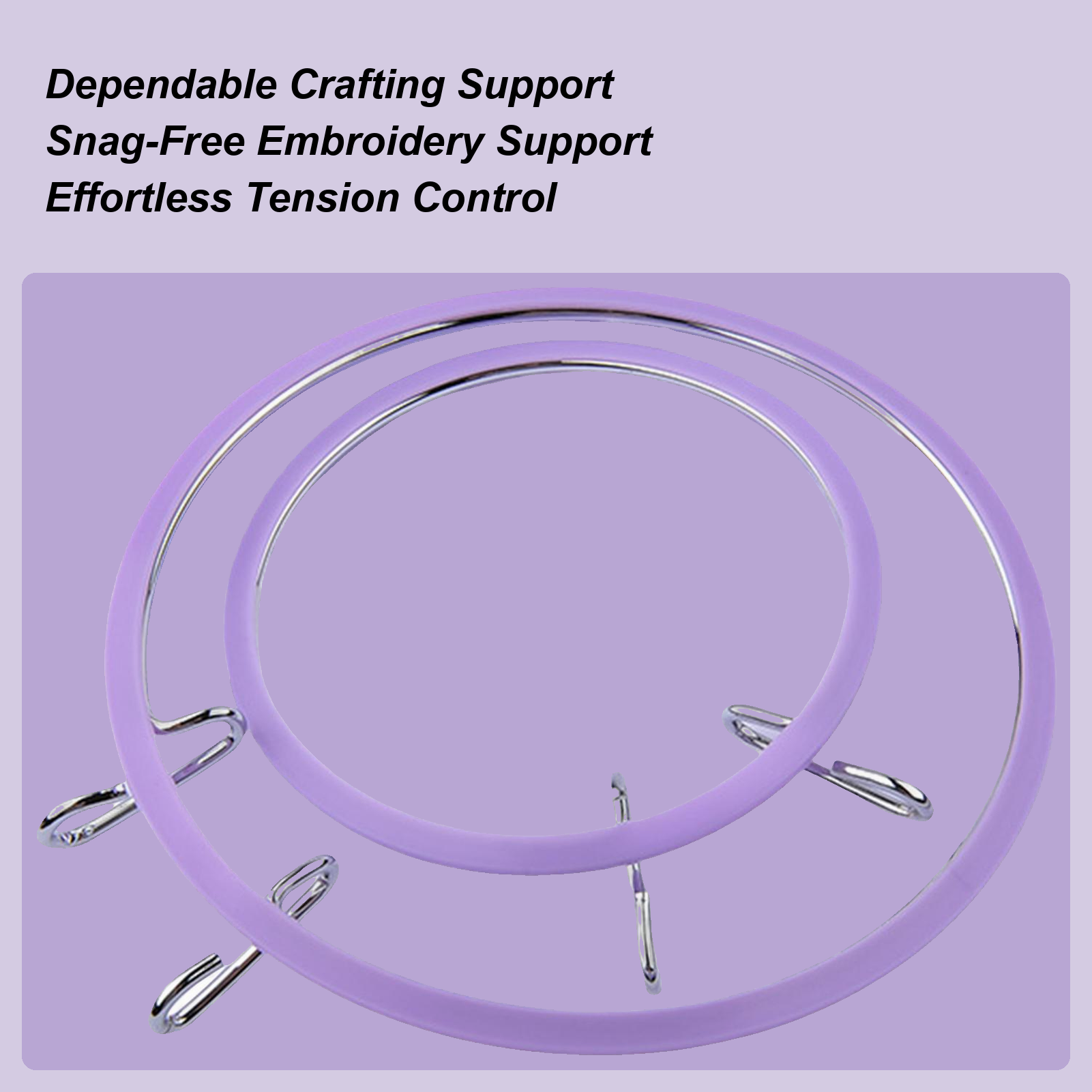 Hoop For Cross Stitching Metal - Embroidery Craft のレビューと価格