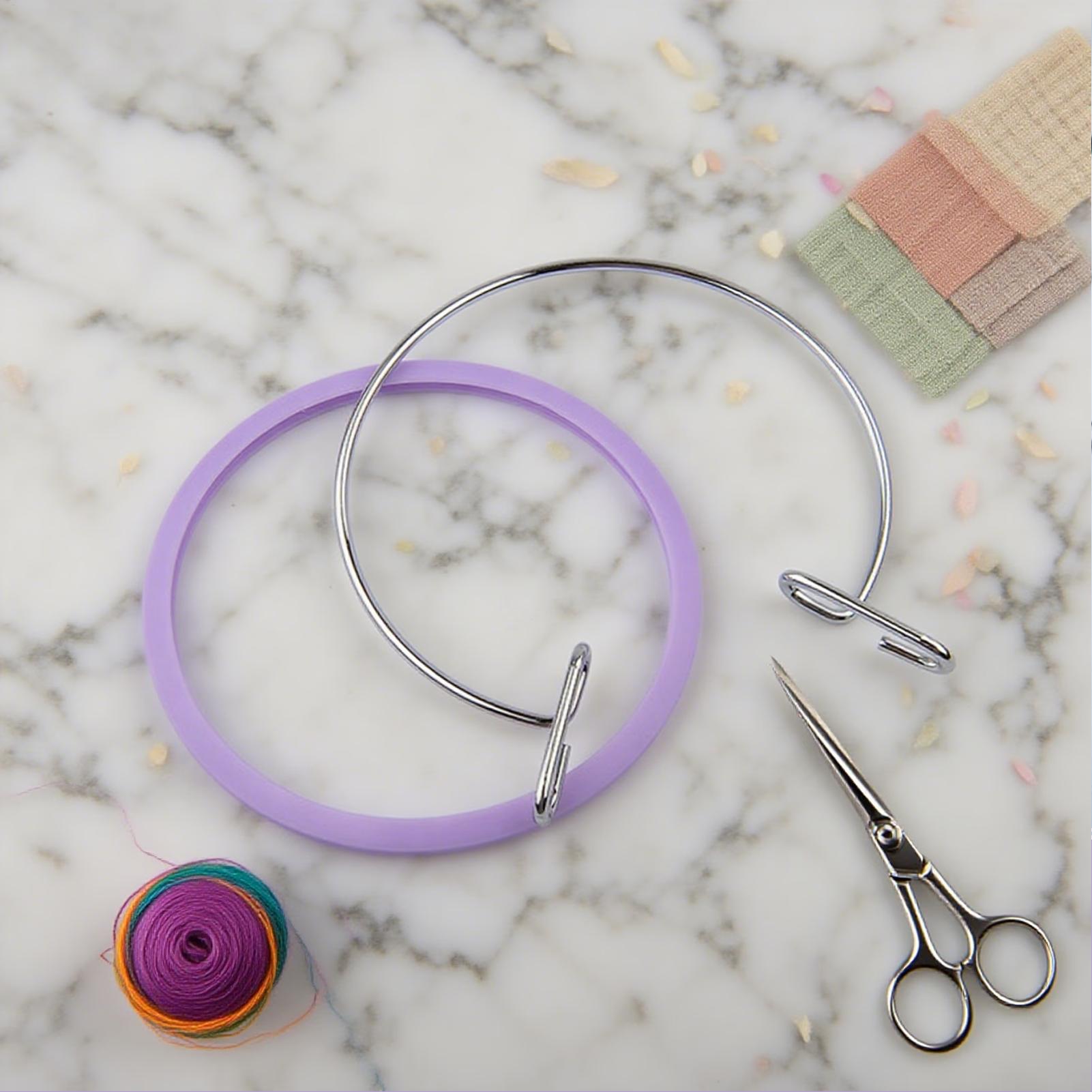 Hoop For Cross Stitching Metal - Embroidery Craft のレビューと価格