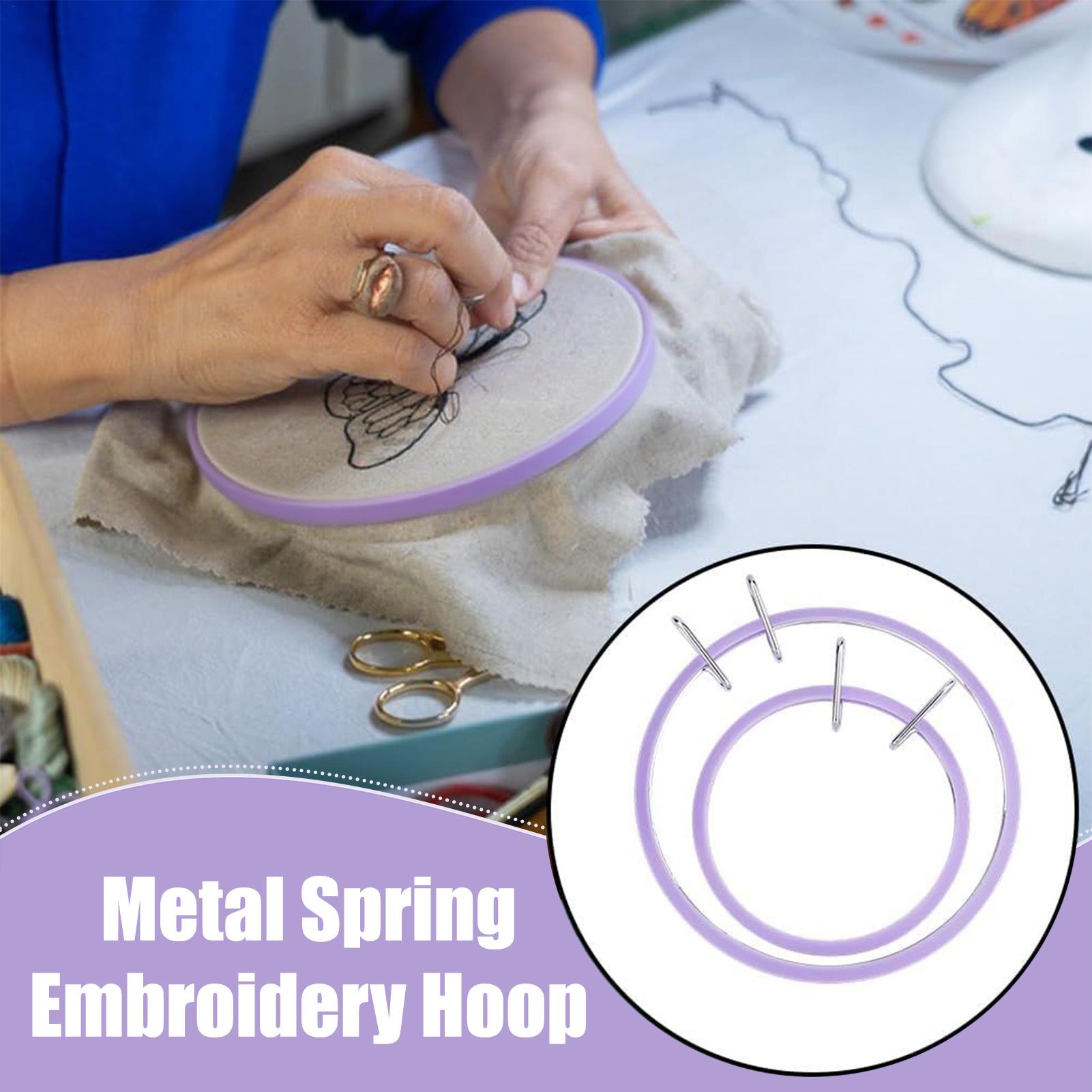 Hoop For Cross Stitching Metal - Embroidery Craft のレビューと価格