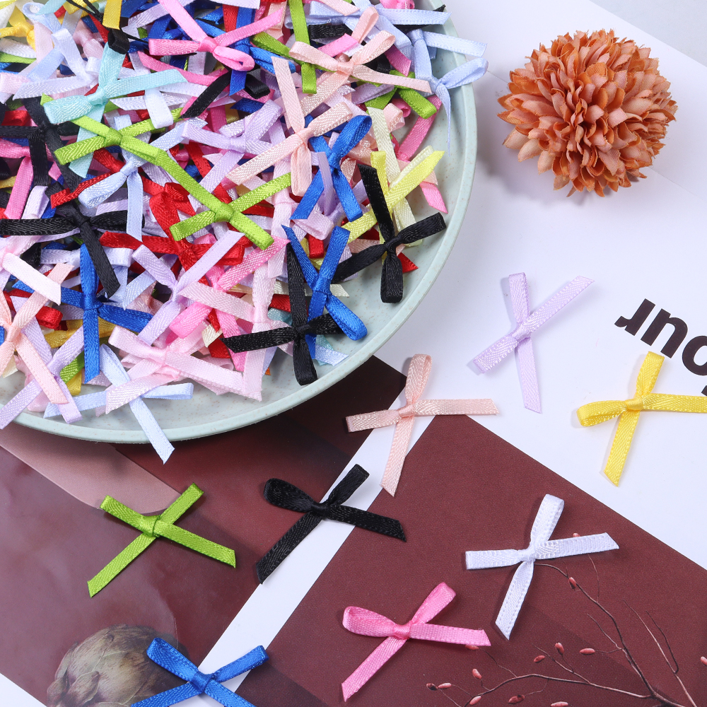 50Pcs 2.5x3cm Ribbons Mini Sat - Christmas Craft Embellishment のレビューと価格