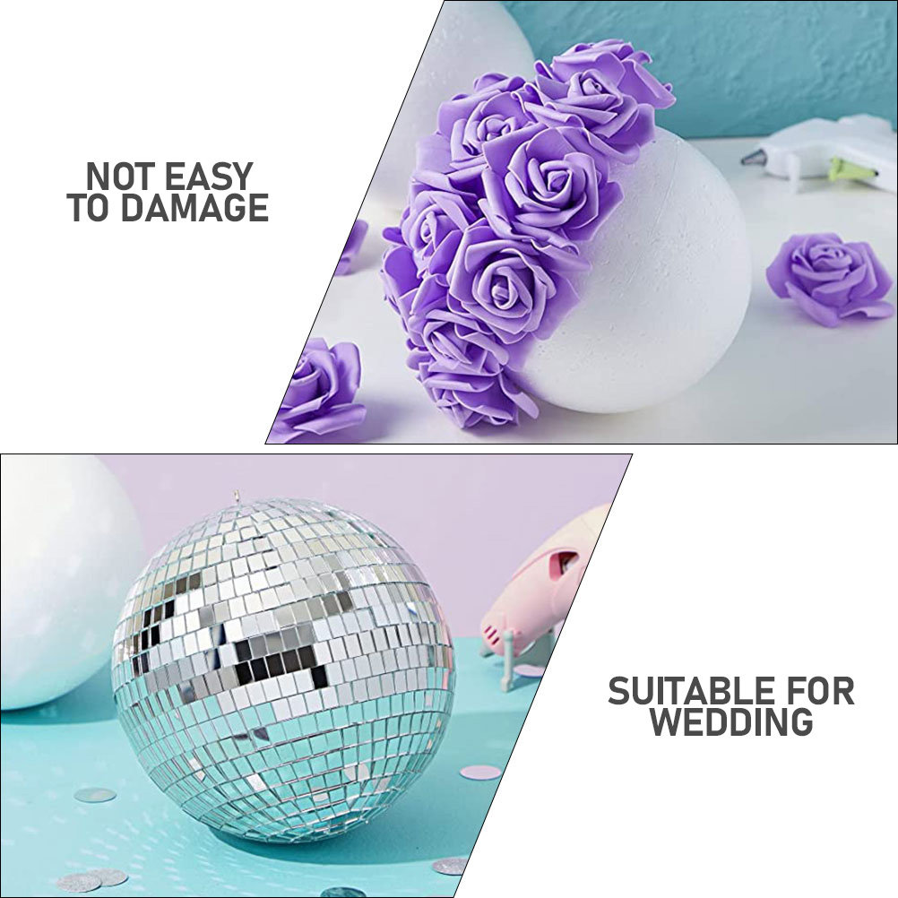 2Pcs Round Foam Spheres Lightw - Embellishment Crafts のレビューと価格
