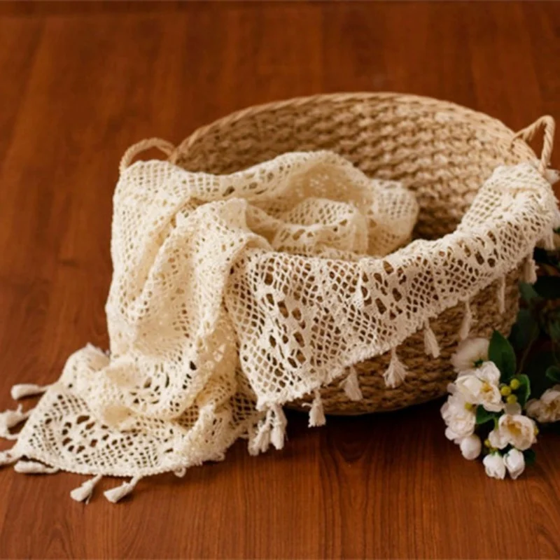 Newborn Photography Props Phot - Tassel Fringe Trim のレビューと価格
