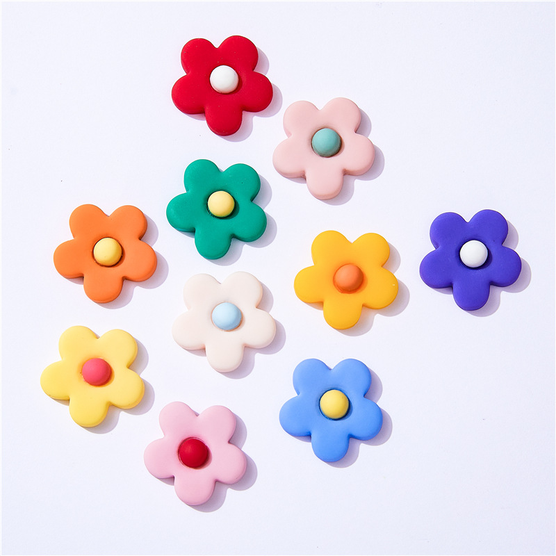 10pcs Resin Flowers Flat Back  - Christmas Craft Embellishment のレビューと価格