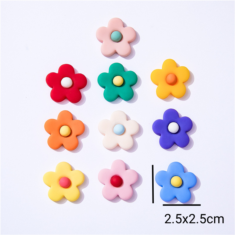 10pcs Resin Flowers Flat Back  - Christmas Craft Embellishment のレビューと価格