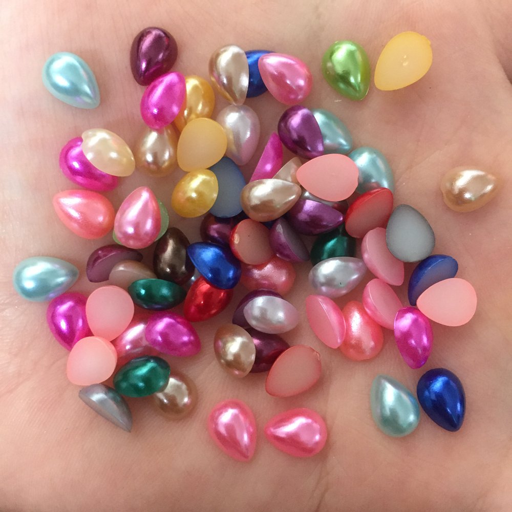 200PCS Resin Cute Drop Pearl B - Embellishment Glue Craft のレビューと価格