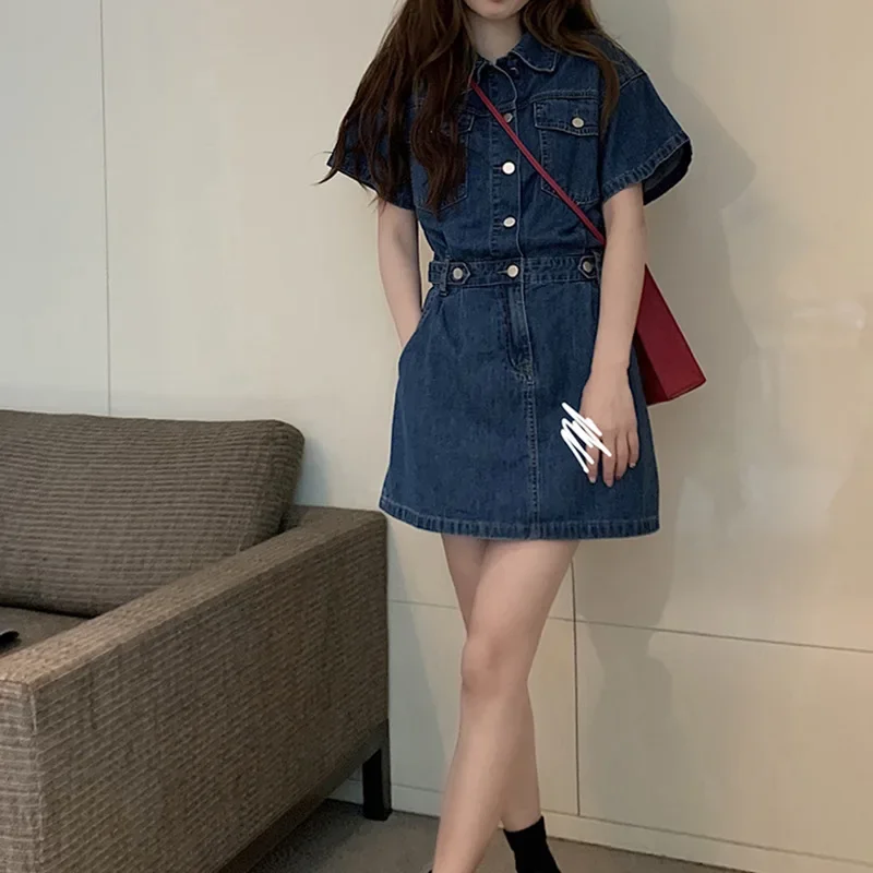 New Sweet Women Denim Short Dr - Embellish Knit のレビューと価格
