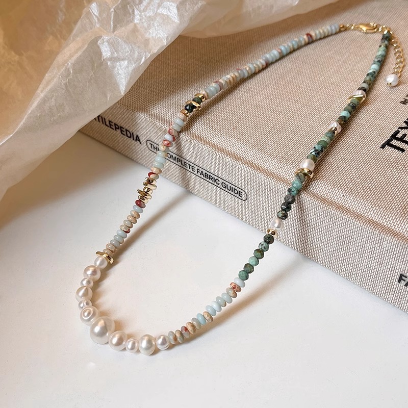 New Arrival Trendy Mixed Color - Pearl Trim Chain のレビューと価格