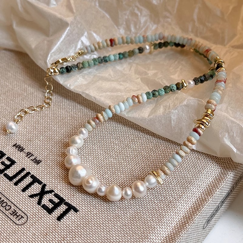 New Arrival Trendy Mixed Color - Pearl Trim Chain のレビューと価格