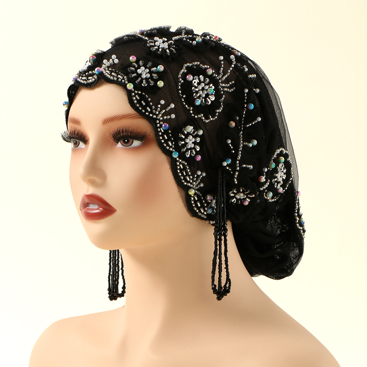 New Lace Embroidery Bonnet Tur - Tassel Fringe Trim のレビューと価格