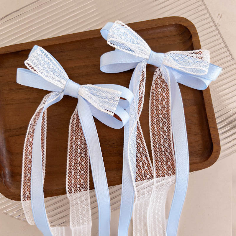 Sweet Children Bowknot Hairpin - Tassel Fringe Trim のレビューと価格