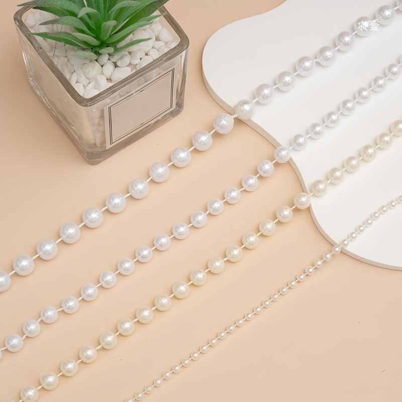 2/5m ABS Imitation Pearl Bead  - Pearl Trim Chain のレビューと価格