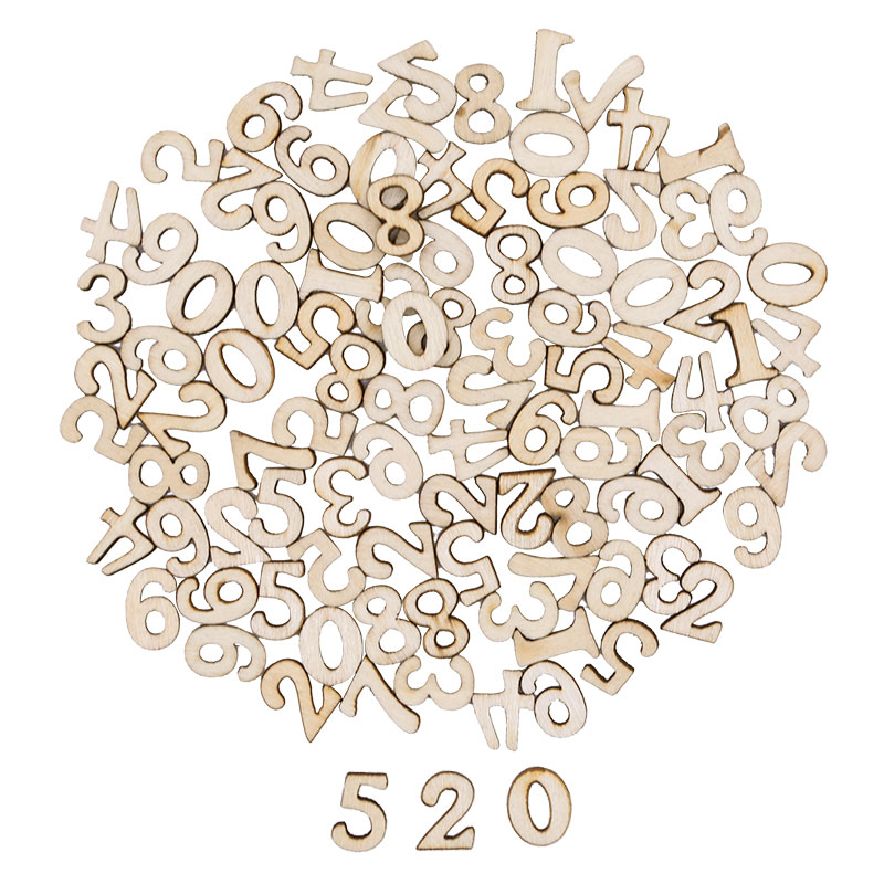 100pcs Letters Wooden Alphabet - Embellishments For Scrapbooking のレビューと価格