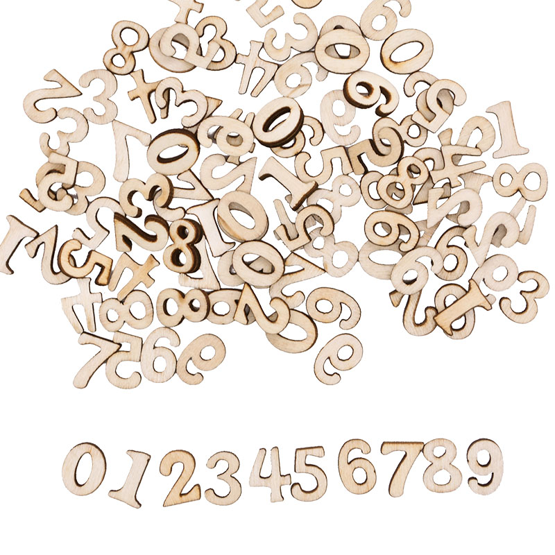 100pcs Letters Wooden Alphabet - Embellishments For Scrapbooking のレビューと価格