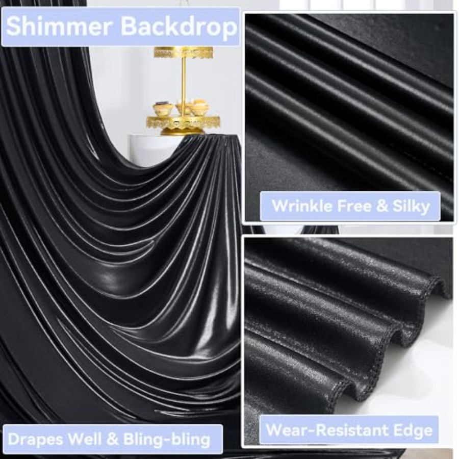 Party backdrop curtain: wrinkl - Sequin Fabric Panel のレビューと価格