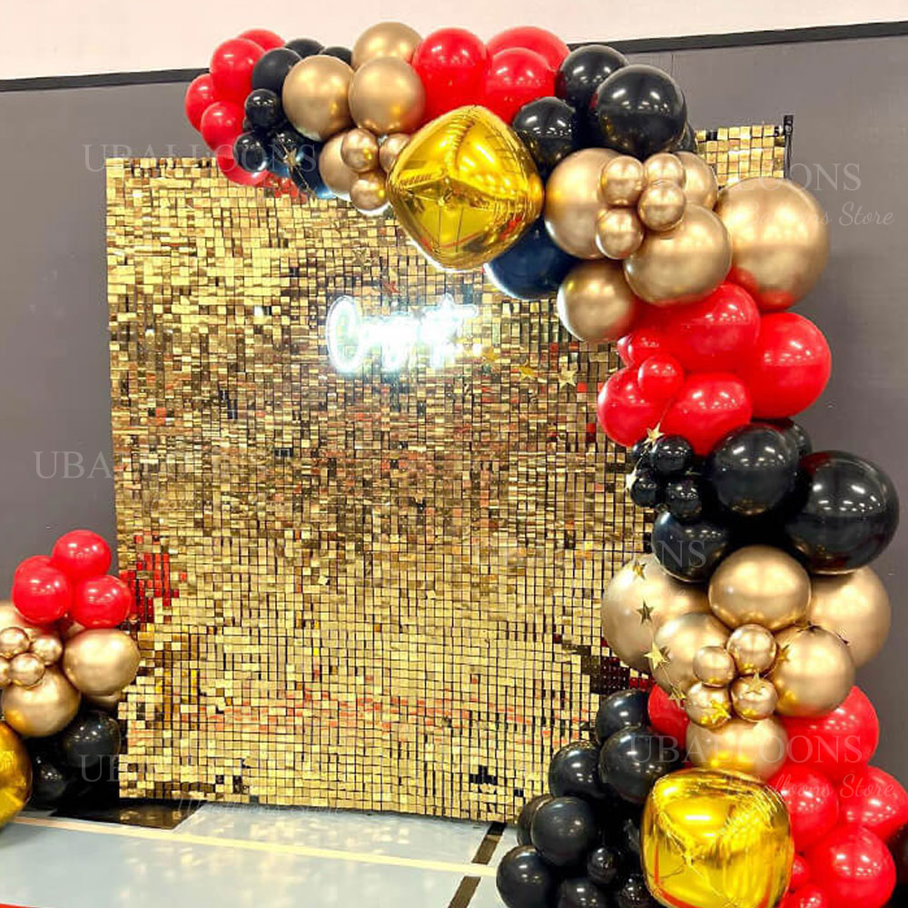 Champagne Gold Shimmer Backdro - Sequin Fabric Panel のレビューと価格