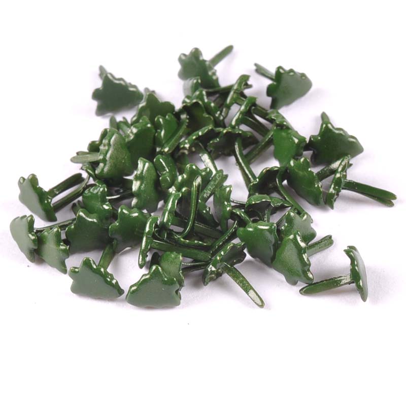50pcs Mini Christmas Tree Brad - Christmas Craft Embellishment のレビューと価格
