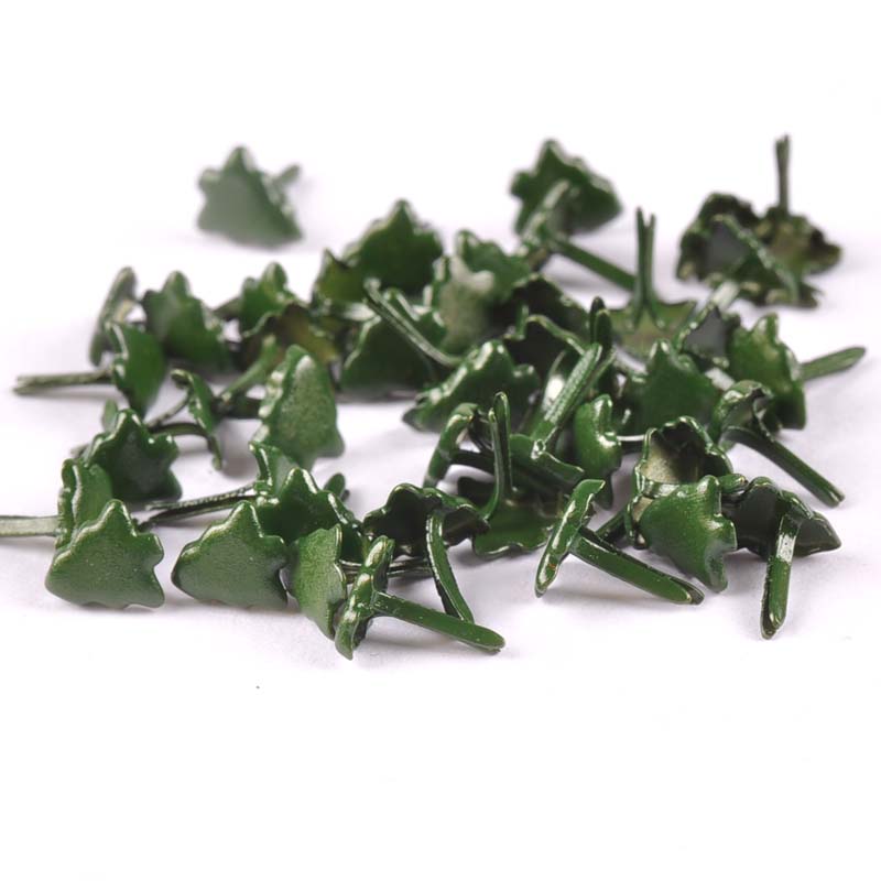 50pcs Mini Christmas Tree Brad - Christmas Craft Embellishment のレビューと価格