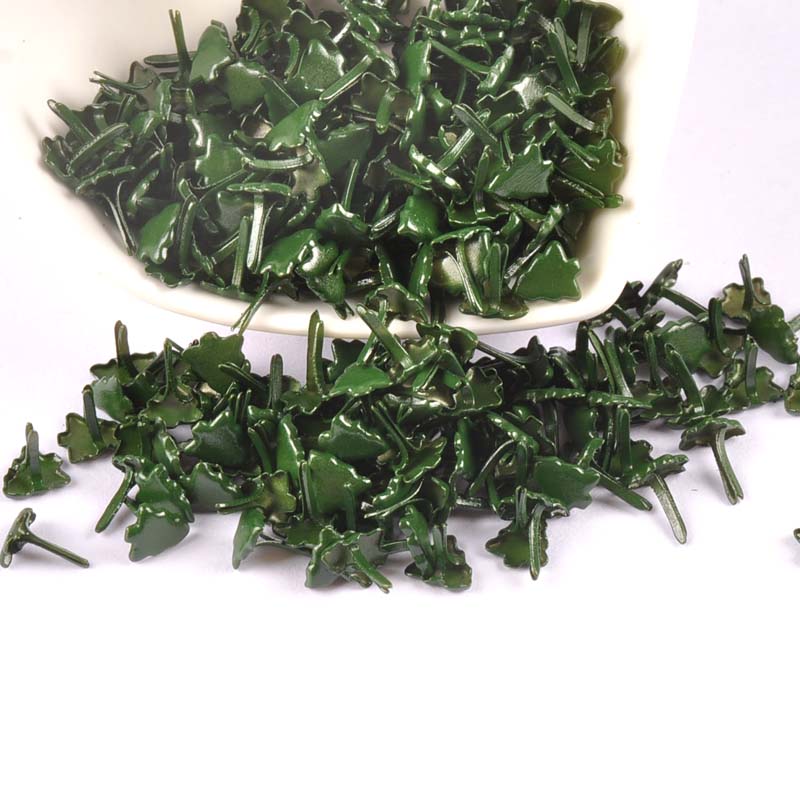 50pcs Mini Christmas Tree Brad - Christmas Craft Embellishment のレビューと価格
