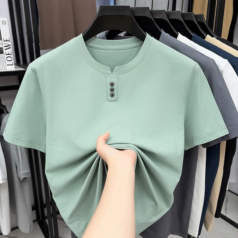 Mens Casual Henley Neck T Shir - Embellish Knit のレビューと価格