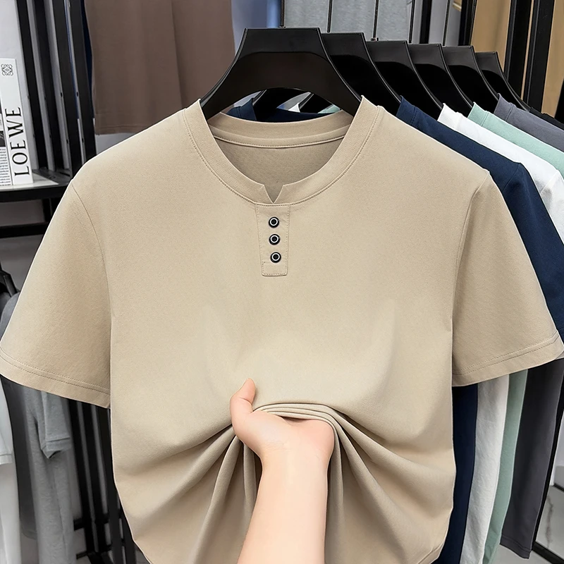 Mens Casual Henley Neck T Shir - Embellish Knit のレビューと価格