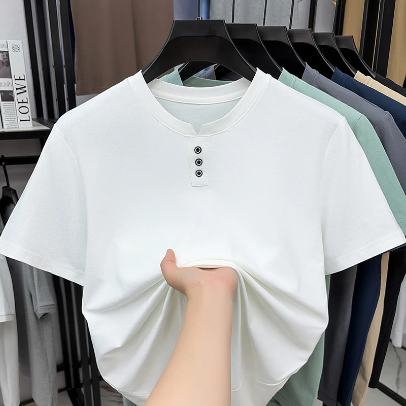 Mens Casual Henley Neck T Shir - Embellish Knit のレビューと価格