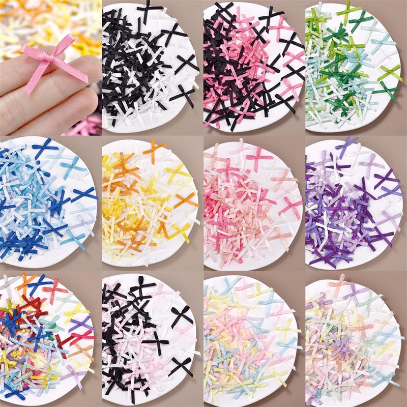100Pcs 3mm Ribbons Mini Satin  - Christmas Craft Embellishment のレビューと価格