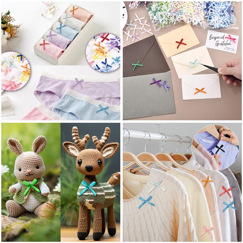 100Pcs 3mm Ribbons Mini Satin  - Christmas Craft Embellishment のレビューと価格