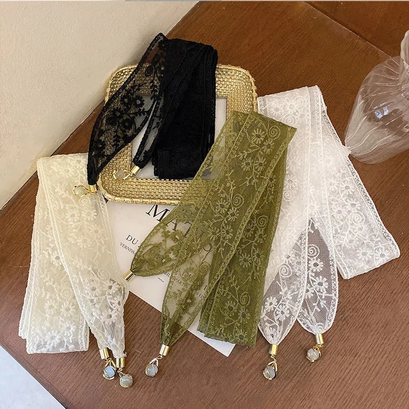 Women Hair Ribbon French Penda - Elastic Lace Trim のレビューと価格