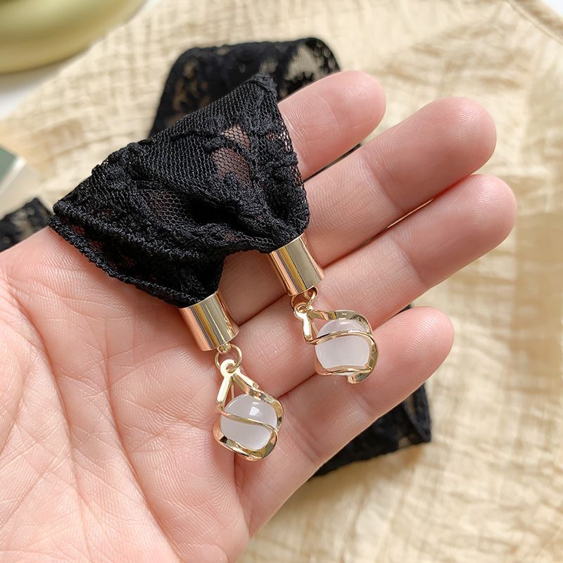 Women Hair Ribbon French Penda - Elastic Lace Trim のレビューと価格