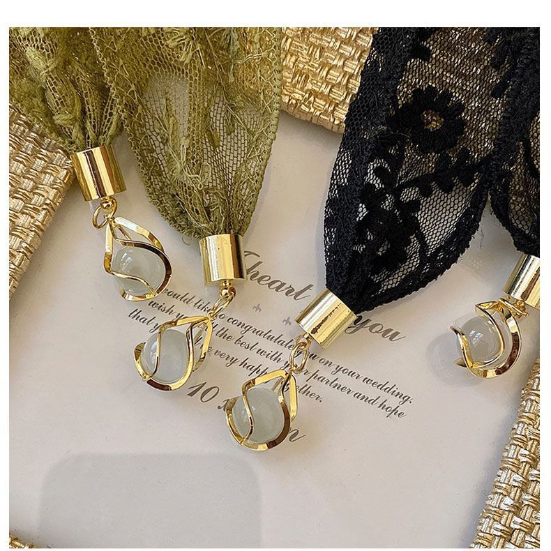 Women Hair Ribbon French Penda - Elastic Lace Trim のレビューと価格
