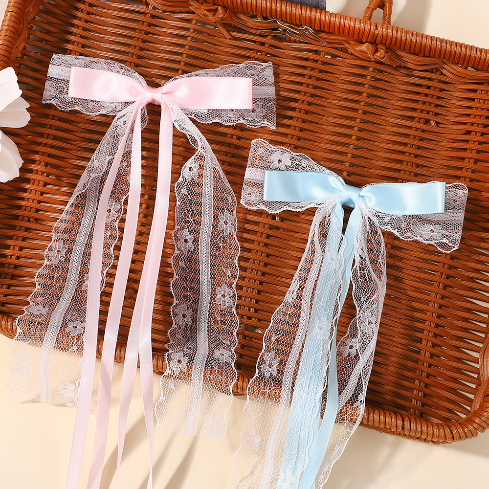 Korean Style Pink Blue Lace Bo - Tassel Fringe Trim のレビューと価格